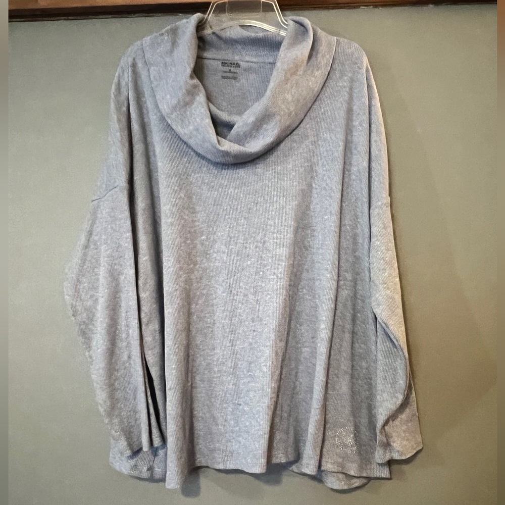 MICHAEL Michael Kors Waffle Knit Cowl Neck Top Women’s size 3X